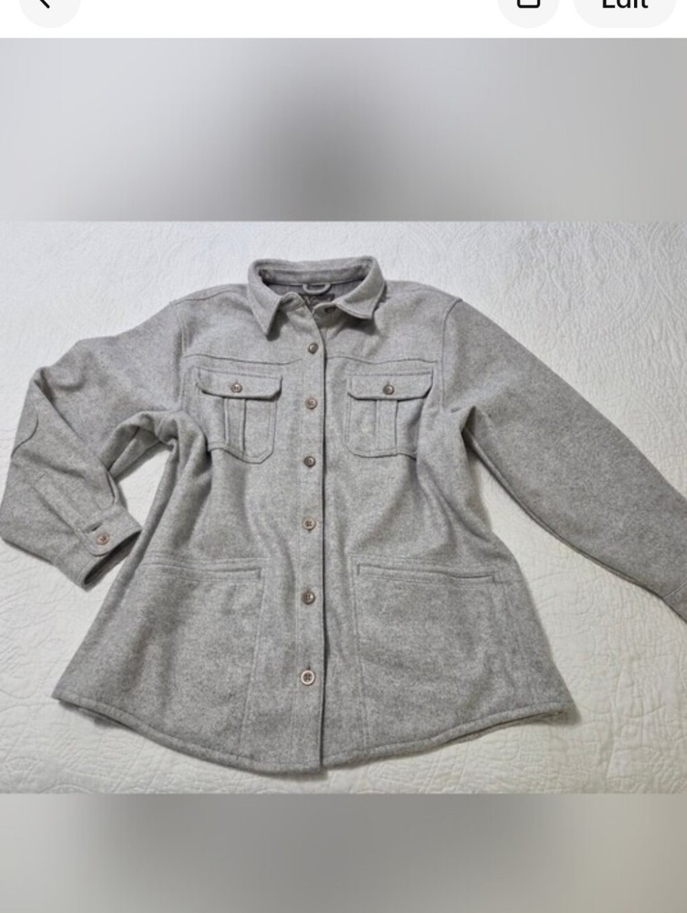 NWOT Natural Reflections Shirt Jac.